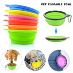 Collapsible Pet Travel Bowl for Dogs & Cats – Portable TPR Bowl