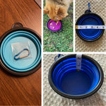 Collapsible Pet Travel Bowl for Dogs & Cats – Portable TPR Bowl