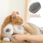 Self-Cleaning Dog & Cat Brush for Loose Hair, Tangles & Dander