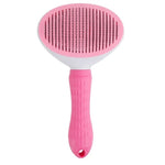 Self-Cleaning Dog & Cat Brush for Loose Hair, Tangles & Dander