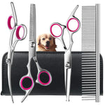 4-Piece Dog Grooming Scissors Set with Round Tips for Safe Trimming