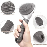 Self-Cleaning Dog & Cat Brush for Loose Hair, Tangles & Dander