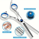 4-Piece Dog Grooming Scissors Set with Round Tips for Safe Trimming