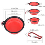 Collapsible Pet Travel Bowl for Dogs & Cats – Portable TPR Bowl