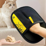Reusable pet hair remover glove for dogs and cats